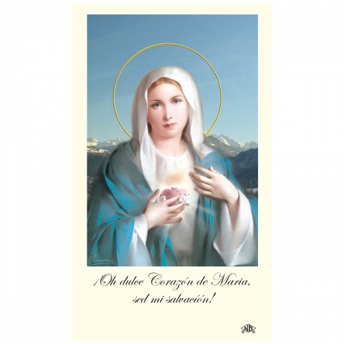 Latino Assorted 8 Up Prayer Cards Series - Cromo Cards