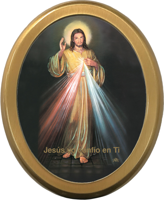 Diving Mercy Spanish Headstone Portrait Cromo Cards